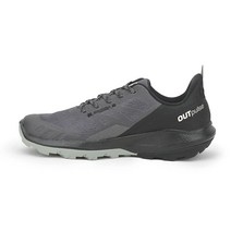 Salomon 남성용 OUTPULSE 고어텍스 하이킹 슈즈 표백된 모래/블랙/포피 레드