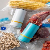 진공 씰링 기계 자동 가정용 압축 백 식품 등급 밀봉 보존, 미디엄 컴프레션 백 [5팩]