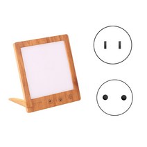 라이트 테라피 빛 치료 램프 LED 슬픈 계절 정서 장애 타이머 터치 제어 야간, 1.EU