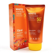 다보 워터프루프 화이트 썬크림 70ml (끈적임NO 자외선차단제 선크림 썬블럭), 품번1601