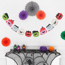 [PARTYPANG] 할로윈 아이콘 가랜드 [몬스터], 단품