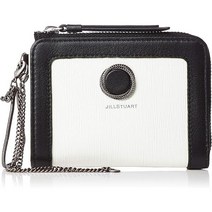 동전 지갑 질스튜어트 키케이스 노스탤지어 소가죽 W시보 모양 누름 엔틱 브로치 장식 멀티기능 체인 액세서리 포함 JSLW0FK1 전용 BOX포함