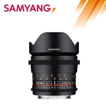 삼양 VDSLR 16mm T2.6 마이크로포서드 소니 캐논 미러리스 DSLR 카메라 영상 촬영 렌즈, MFT