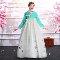 개량 여자 생활 한복 절복 허리치마 여자개량 저고리 면한복 드레스 블라우스 피로연 커플
