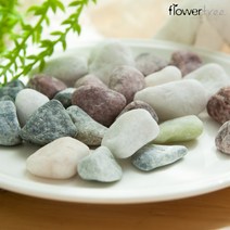자갈 3kg 조약돌 테라리움 인테리어 정원 주차장 수경재배 어항 조경 백자갈 흑자갈 건식화장실, 03.오색자갈 3kg-3호