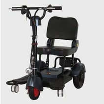 장애인 전동 스쿠터 가장 작은 전기 세발 자전거 휴대용 이동성 전기 dults 접을, 48v12ah 블랙