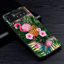 휴대폰 케이스 삼성 갤럭시 Z 플립 3 4 5G 블랙 코크 z플립4 하드 PC 럭셔리 커버 Zflip3 Funda 핑크 레드 플라밍고 106418