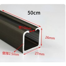 미닫이문레일 슬라이딩 도어 트랙 행잉 유리 가이드 음소거 푸시 앤 풀 행거 단단한 나무 욕실 접이식, 06 50cm