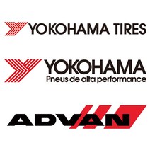 요코하마 타이어 스티커 yokohama tire advan 자동차 튜닝 데칼, 선택-2, 대, 그린