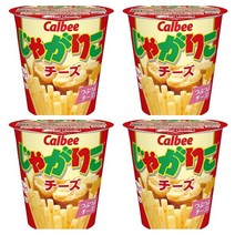 일본과자 자가리코 치즈맛55G 총4통, 총4개