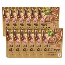 서울식 쇠고기 보양탕 500g 12개, 상세페이지 참조, 상세페이지 참조