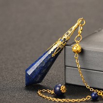 Neirny 재물복을 가져다주는 펜던트 파워스톤 탐지기 다우징 수맥찾기 팬듈럼 천연 크리스탈, P개
