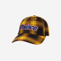 [정품] 팔라스 로워케이스 6-패널 캡 옐로우 체크 - 22FW Palace Lowercase 6-Panel Yellow Check