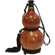 조롱박 호리병 술병 대형 취권 일식집 중식집 소품, (페인트 앤티크 모델) 약1.5L