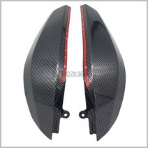 야마하 엔맥스125 155 20-22년사이드바이저 다리 바람막이 카본 투명 윈드가드, 카본개