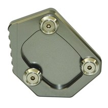 오토바이 킥 스탠드 발 사이드 확장 패드 플레이트 혼다 NM-4 CB250F CBR300R 2014 2016 2018, 04 Gray