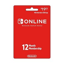 닌텐도 스위치 온라인 기프트 카드 $19.99