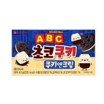 칠성 사무실간식 탕비실간식 롯데 ABC초코쿠키 쿠키앤크림 과자세트 간식추천 43G 32개, 29세트