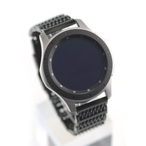 갤럭시 워치 46mm 메탈 스트랩 체인 메쉬 시계밴드 블랙 ME40BK22