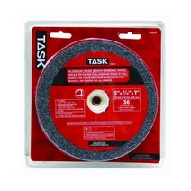 Task T35634 6인치 x 3/4인치 알루미늄 옥사이드 벤치 그라인딩 휠 36 그릿 1인치 아버, 6- by 3/4-Inch, 36 Grit