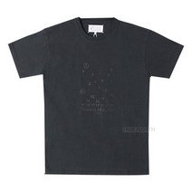 메종마르지엘라 23SS 여성 S51GC0522 S20079 861 넘버 로고 프린트 반팔 티셔츠 블랙