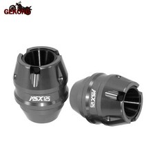 혼다 msx125 GROM MSX 125 Accessorie 프론트 포크 휠 가을 보호 프레임 슬라이더 Anti Crash Protector, 12 MSX125-Titanium