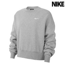 나이키 여성용 NSW 크루 플리스 기모 맨투맨 CK0168-063