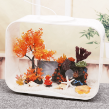 무환수 어항 수족관 물고기 물생활 구피 어항 청소 편한 열대어 무환수 베타 수조 자동, 옵션10