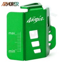 카와사키 닌자 용 오토바이 액세서리 250 300 400 ninja250 닌자 300 닌자 400 리어 브레이크 액 리저버 가, 03 Ninja LOGO Green