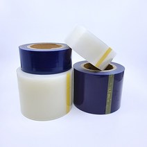 보호테이프 청 투명 점착 랩 주문제작 50mm 100mm 150mm, 150mmX160M, 1개