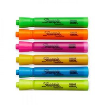 Sharpie 샤피 액센트 형광펜 (탱크식 대용량) 샤피 하이라이터, 형광옐로우