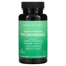 비바 내추럴스 호팍사 피크노제놀 100mg 베지캡슐 60정 소나무껍질 피크노제놀-프랑스해안송껍질추출물, 1개, 기본