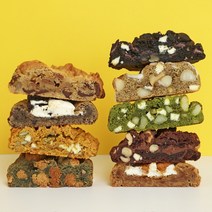 쿠키멜로우 아메리칸 수제쿠키 12종 르뱅 스모어 결혼식 돌잔치 어린이집 생일 답례품, 10. 말차 크림치즈