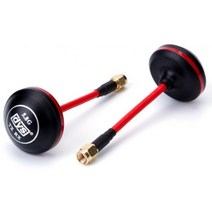 모니터가림막 보호커버 DYS 5.8G 5DBI 버섯 안테나 SMA RP-SMA RC FPV 프리 스타일 VTX 모니터 고글 DIY 부, 02 1PC RP-SMA, 02 1PC RP-SMA