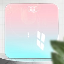 메이스 LED 디지털 체중계 몸무게저울 전자저울 미니체중계 CW-1, 02.레인보우