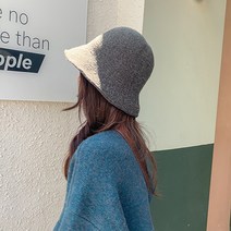 [러블리무드]니트 포근 버킷햇 벙거지