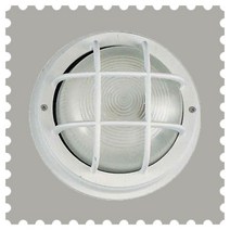 LK-BK 2호 흰색 외벽등 LED 8W 램프 벌크헤드 벽등 벽부등, 검정색, 전구색-따뜻한 느낌 연주황빛