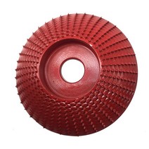 85mm 목재 연삭 연마 휠 로터리 디스크 샌딩 나무 조각 도구 앵글 그라인더 용 연마 디스크 도구 16mm 22mm 보어, 빨간색