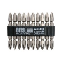 베셀 십자 드라이버 비트 BW-212 65mm 10P 세트