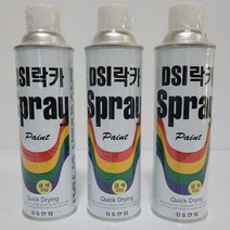 동서 락카 DSI 스프레이 페인트 목재 철판 철재 도색 도장 DIY, 흑색무광