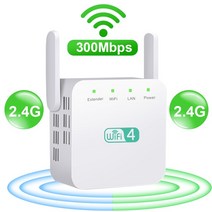 와이파이 리피터 와이파이 앰프 장거리 5G 2.4G 와이파이 범위 확장기 가정용 무선 와이파이 신호 부스, 03 2.4G 300M White_01 EU 플러그