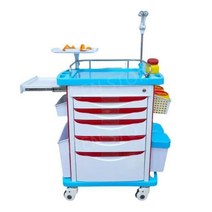 병원용 수납 응급처치 수납카트 트롤리 드레싱카트 웨건 도구 의료용 병원 카트 치과, 핑크주입카트