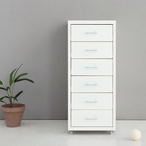 마켓비 FIHA 6단 서랍장, 화이트, 6개
