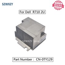 서버 쿨링 팬 SZWXZY 기존 CPU 냉각 히트 싱크 Dell R710 TY129 0TY129 CN0TY129 빠른 100% 테스트 됨