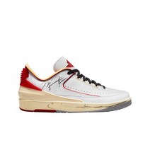 조던 2 x 오프화이트 레트로 로우 SP 화이트 앤 바시티 레드 Jordan Off-White Retro Low White and Varsity Red