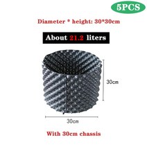 공기 가지 치기 식물 뿌리 관리 보육 화분 빠른 성장 정원 나무 분재 이식, D30XH30 5PCS