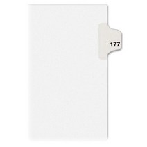 Avery Individual Legal Exhibit Dividers Style 177 Side Tab 8-1/2