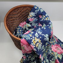 원단style 중폭 텐셀 프린트 썸머드레스 5컬러 [A55-4], #4네이비