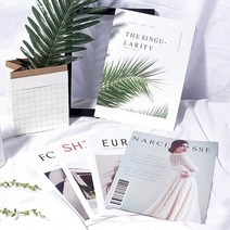 클라드카카 촬영용 인테리어 소품 잡지 1P 9종, 플라워