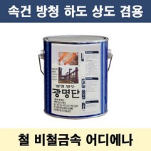 광명단 2L 속건 중방식 다리 철재 중장비 사비 방청, 메가 광명단 2L 조색 (색상은배송요청란에기재)